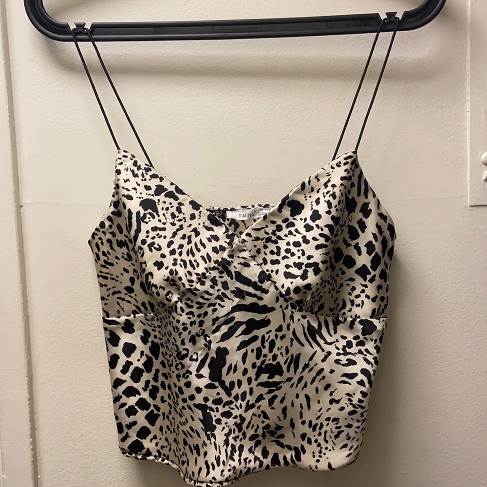Cheetah print Spaghetti Strap Top
